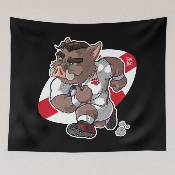 Item preview, RUGBY BOAR (ENGLAND) - BEARZOO SERIES designed and sold by bobobear.