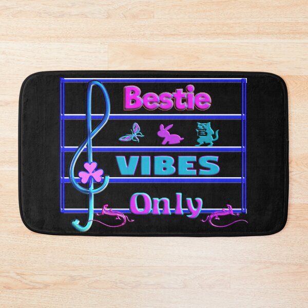 Item preview,  BESTIE VIBES ONLY - FOR MUSIC AND CUTE ANIMALS LOVER designed and sold by Ralek.
