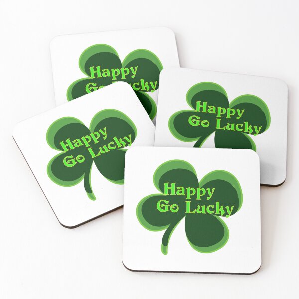 Item preview, Happy Go Lucky, Four Leaf Clover designed and sold by ronnieyoung.