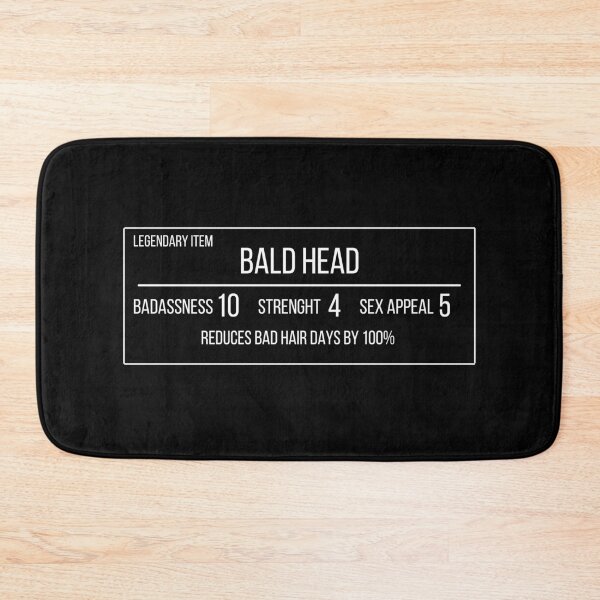 Item preview, Bald head video game stats designed and sold by luisraultg.