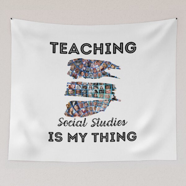 Item preview, Teaching Social Studies is My Thing, Teacher Squad designed and sold by GmolahUnlimited.