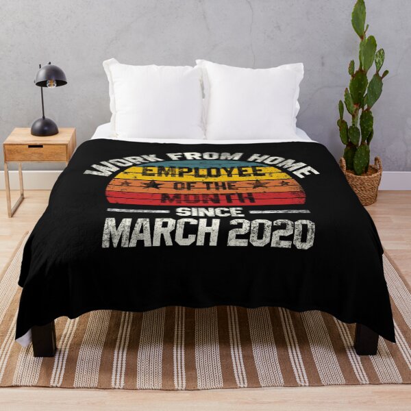 Item preview, Work from Home Employee of the Month Since March 2020 designed and sold by Koi-Art.