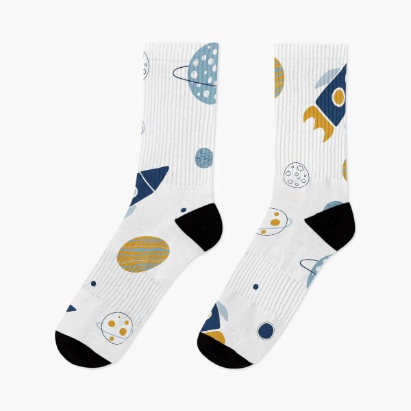 Item preview, Space pattern rockets and planets designed and sold by della95.