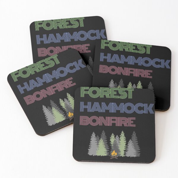 Item preview, forest hammock bonfire camping designed and sold by luisraultg.