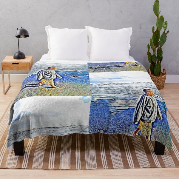 Item preview, Stunning, Art Work, New Zealand West Auckland beach scene with cute little boy designed and sold by CristalleLisa.