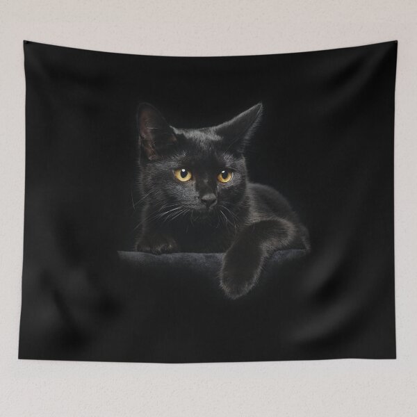 Item preview, Black Cat Yellow Eyes For Cat Lovers Animal Pet designed and sold by BaseStore.