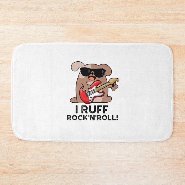 Item preview, I Ruff Rock And Roll Funny Dog Puns  designed and sold by punnybone.