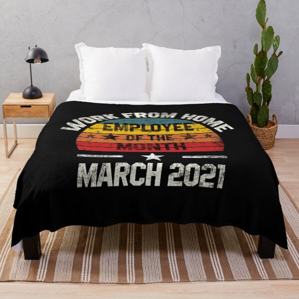 Item preview, Work from Home Employee of the Month March 2021 designed and sold by Koi-Art.