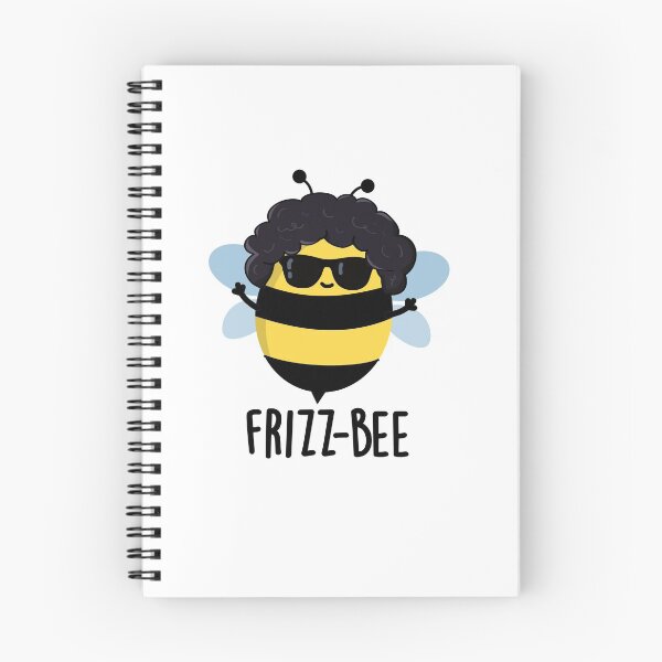 Item preview, Frizz-Bee Funny Afro Bee Puns  designed and sold by punnybone.