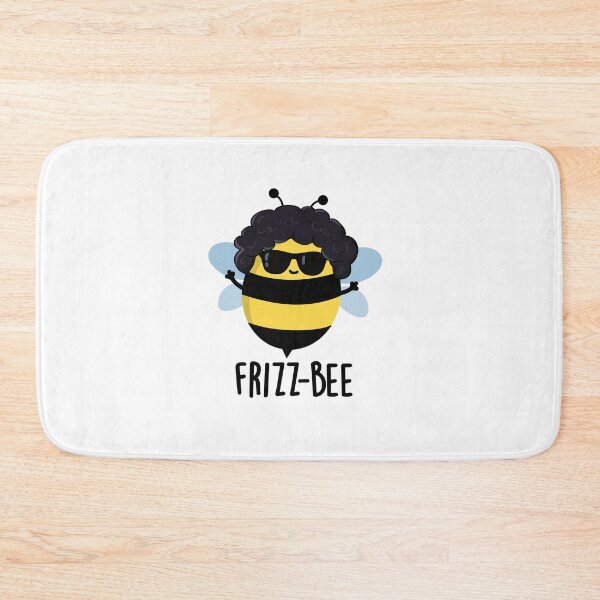 Item preview, Frizz-Bee Funny Afro Bee Puns  designed and sold by punnybone.
