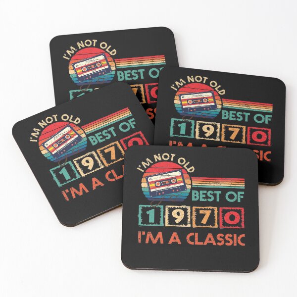 Item preview, I'm Not Old Best Of 1970 I'm A Classic 50th Birthday Gifts Cassette Tape Vintage designed and sold by BaseStore.