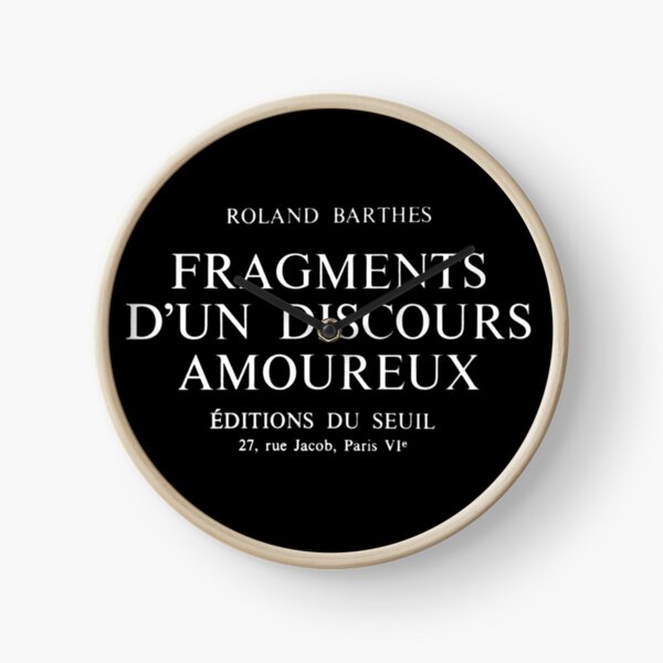 Item preview, Roland Barthes — A Lover's Discourse  designed and sold by ArchivalSociety.