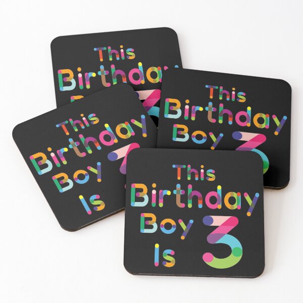 Item preview, This Birthday Boy is 3 year old designed and sold by JustSayingGifts.