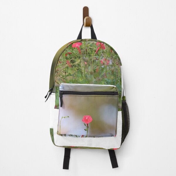 Item preview, Ipomea coccinea,red morning glory flower attract humming bird. designed and sold by KimhengFineArt.