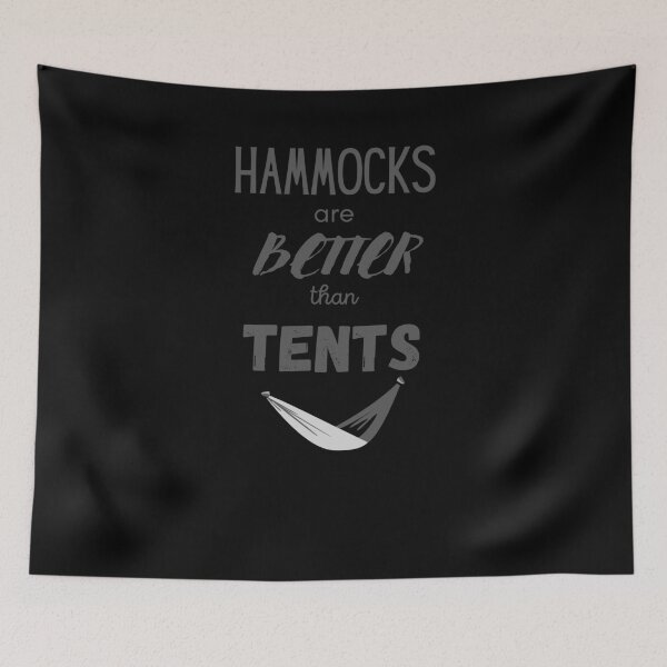 Item preview, Hammocks are better than tents designed and sold by luisraultg.