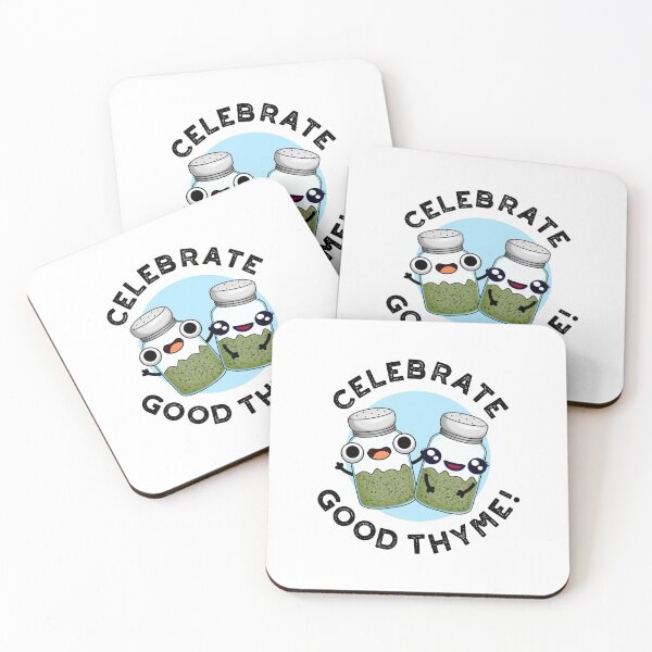 Item preview, Celebrate Good Thyme Funny Food Herb Puns  designed and sold by punnybone.