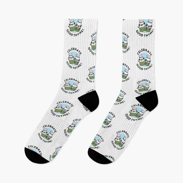 Item preview, Celebrate Good Thyme Funny Food Herb Puns  designed and sold by punnybone.