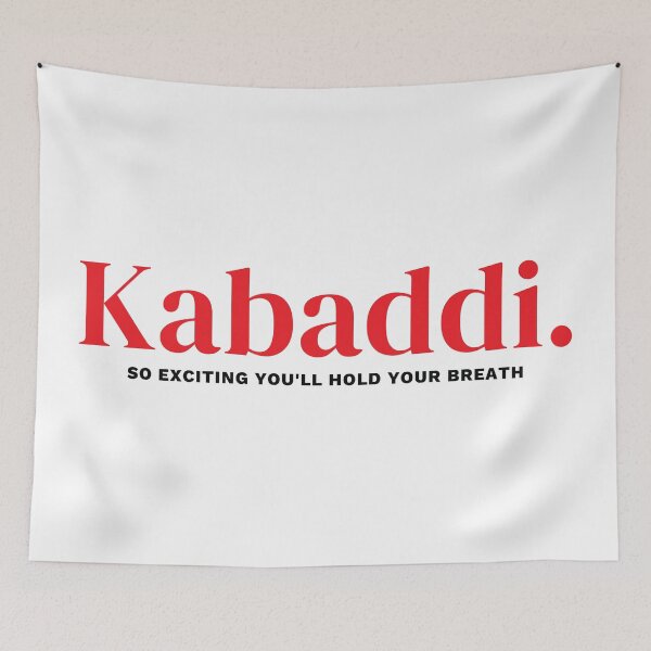 Item preview, Kabaddi So Exciting You'll Hold Your Breath designed and sold by DnlDesigns.