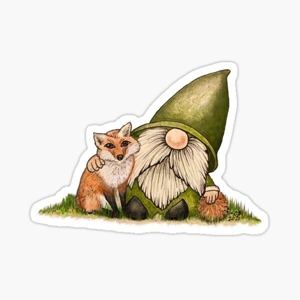Item preview, Fox and Gnome designed and sold by SarahCD13.