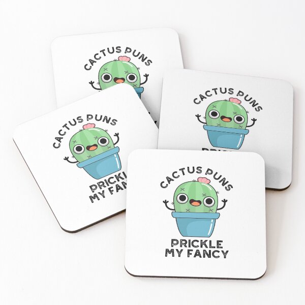 Item preview, Cactus Puns Prickle My Fancy Funny Plants Puns  designed and sold by punnybone.