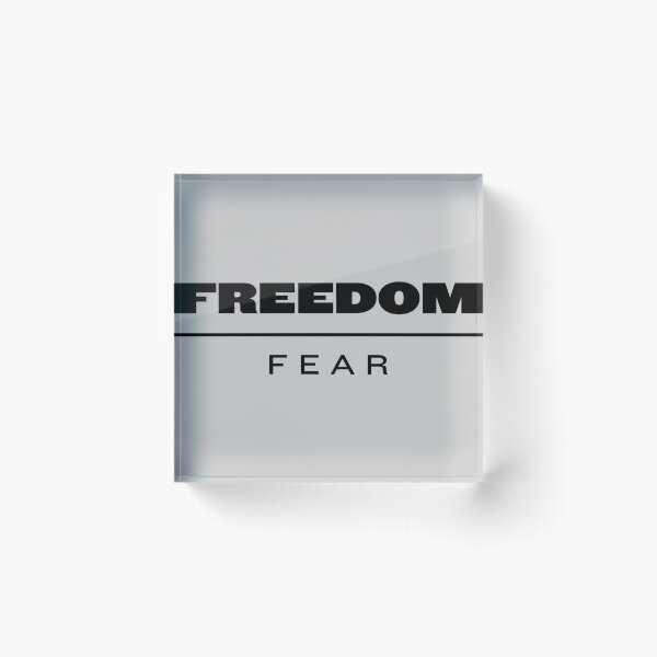 Item preview, Freedom Over Fear - K designed and sold by Greg Dressel.