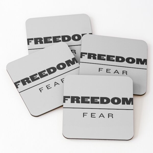 Item preview, Freedom Over Fear - K designed and sold by Greg Dressel.