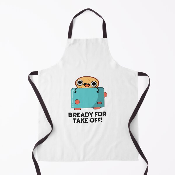 Item preview, Bready For Take Off Funny Toast Puns designed and sold by punnybone.