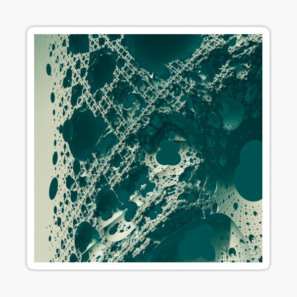 Abstract fractal Sticker