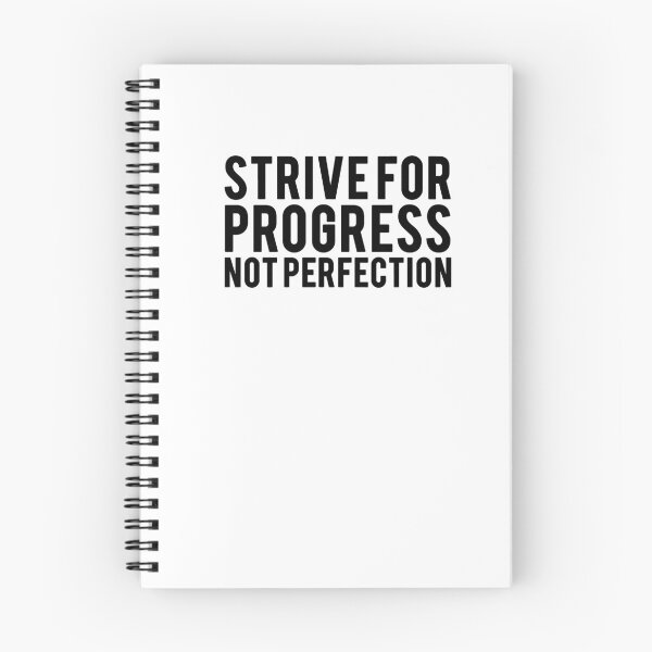 Item preview, Strive For Progress Not Perfection - Motivational Mindset designed and sold by CWolff.