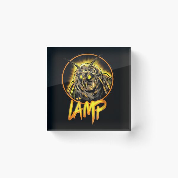 Item preview, Moth Meme Moth Lamp designed and sold by TimmyRobinson.