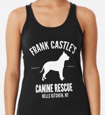 Frank Castle - Dog Rescue Racerback Tank Top