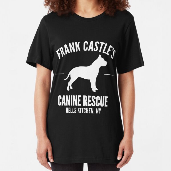 Frank Castle - Dog Rescue Slim Fit T-Shirt