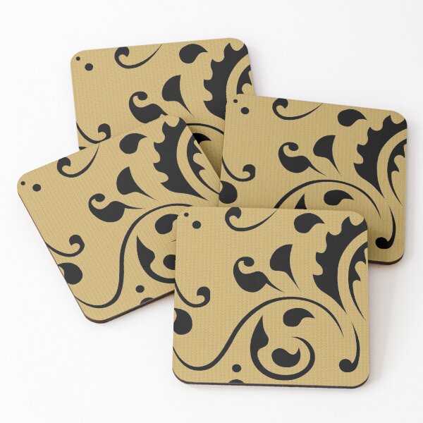 Item preview, Up and Close Damask on Golden Sunrise Texture Pattern designed and sold by vortexatelier.