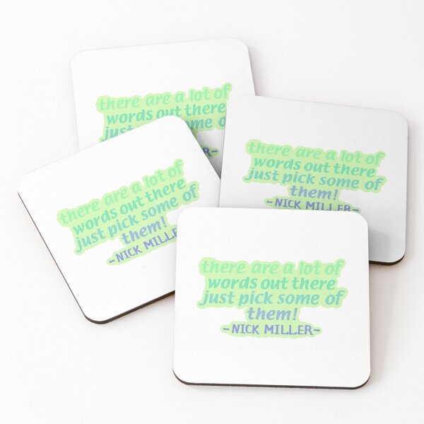 Item preview, Nick Miller Quote designed and sold by ErinIsMakingArt.