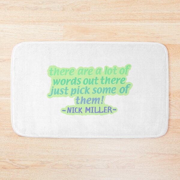 Item preview, Nick Miller Quote designed and sold by ErinIsMakingArt.