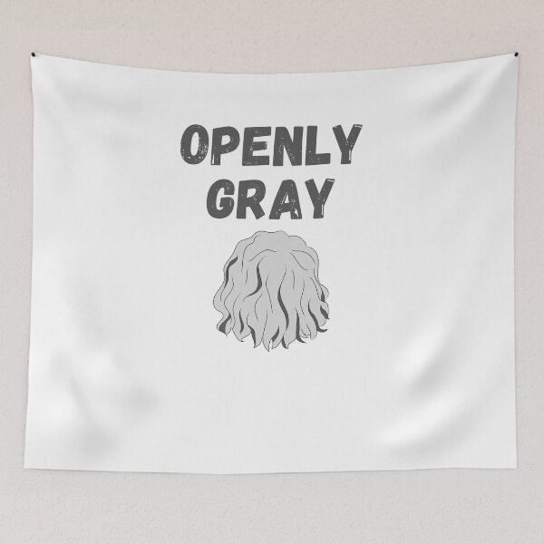 Item preview, Openly gray hair designed and sold by luisraultg.