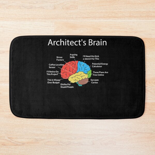 Item preview, Funny Architect's Brain Architecture Students Gifts designed and sold by AvisFeest.