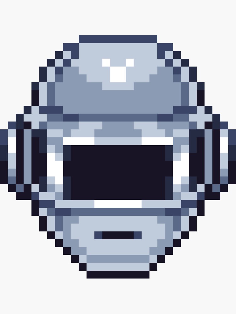 Thumbnail 3 of 3, Sticker, Daft Pixel Punk - Thomas designed and sold by Cryptzel.