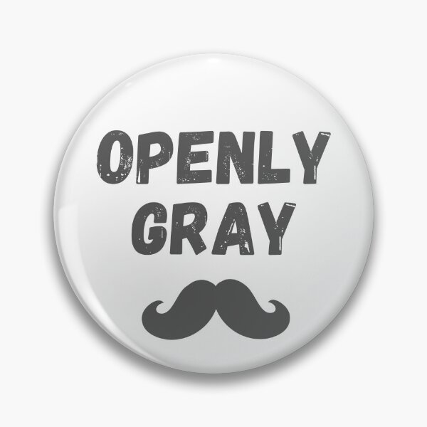 Item preview, Openly gray moustache designed and sold by luisraultg.
