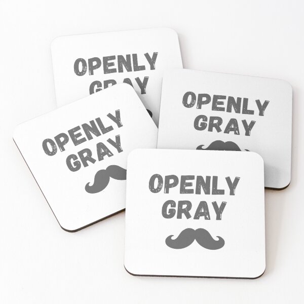 Item preview, Openly gray moustache designed and sold by luisraultg.