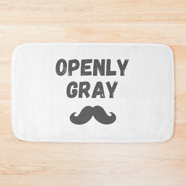 Item preview, Openly gray moustache designed and sold by luisraultg.