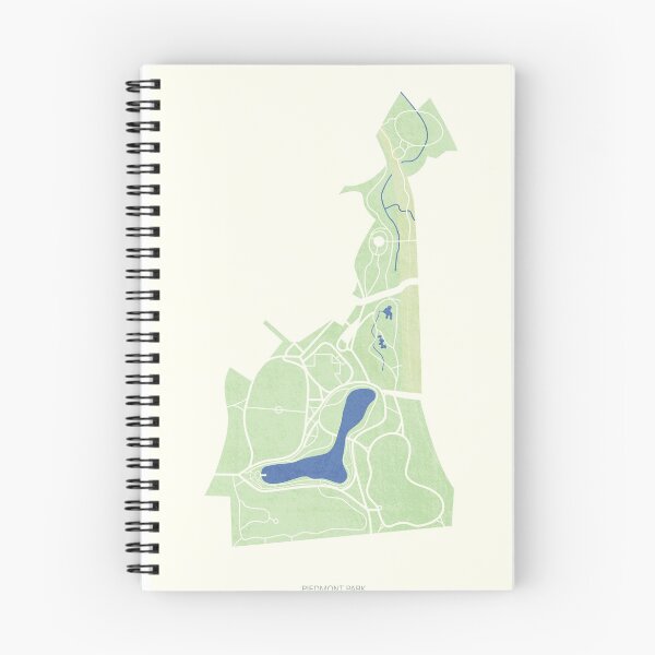 Item preview, Minimalist Piedmont Park Map designed and sold by Josh D. Weiss Creations.