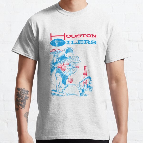 Vintage 90's Houston Oilers NFL Black Tee Football T Shirt 
