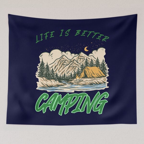 Item preview, Life is Better Camping designed and sold by alancrapopod.