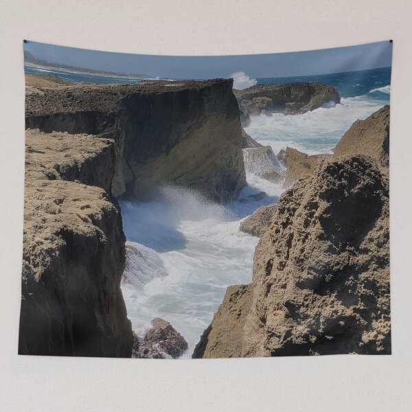 Item preview, rocky ocean coast designed and sold by DLAJOHN.