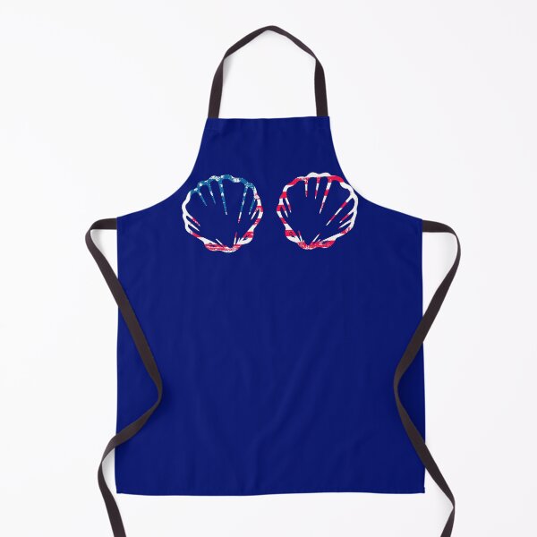 Item preview, American Flag Mermaid Shell Bra - Bikini Seashell designed and sold by Motion Designs.