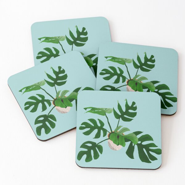 Item preview, Monstera plant watercolor designed and sold by emmijo.