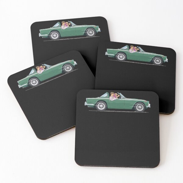 Item preview, RHD Conifer Green TR4a with Surrey Top and wire wheels  designed and sold by AvisFeest.