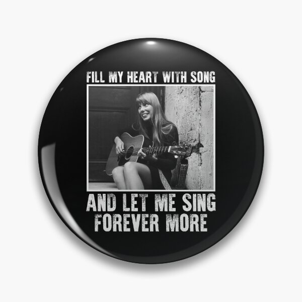 Item preview, Fill My Heart With Song And Let Me Sing Forever More Joni Mitchell designed and sold by LindaGraham.