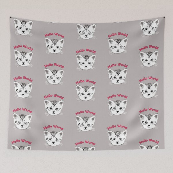Item preview, Hello World Kitten designed and sold by denip.